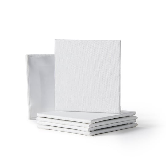 6 Pack 3" x 3" Mini Canvas Panels by Artist's Loft™ Necessities™